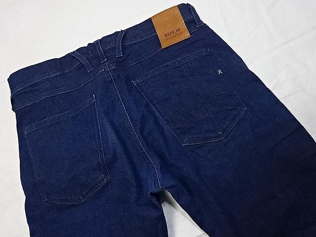 リプレイ☆ANBASS☆濃紺ハイパーフレックス☆33☆ウェスト約86cm
