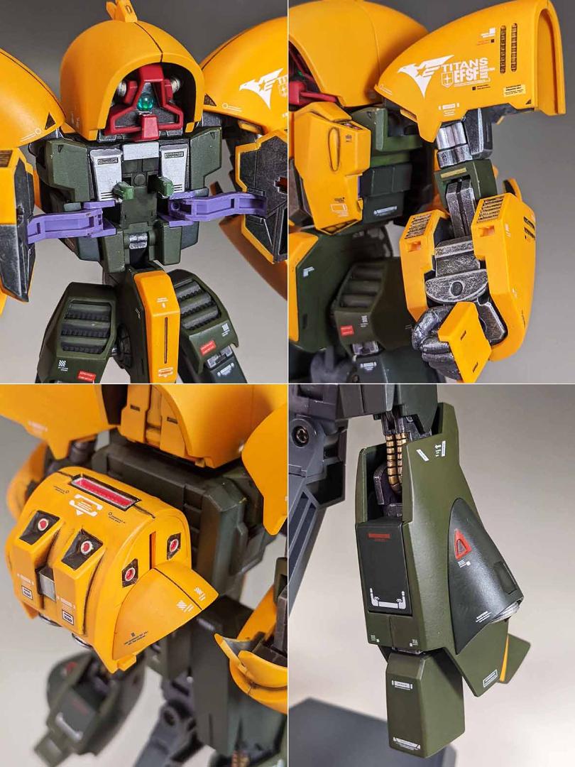 プラモデル HG アッシマー（機動戦士Zガンダム）組立塗装済