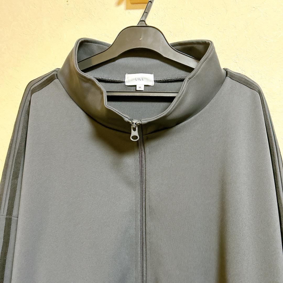 極美品 LILL ルーズシルエットフェイクサスペンダートラックジャケット