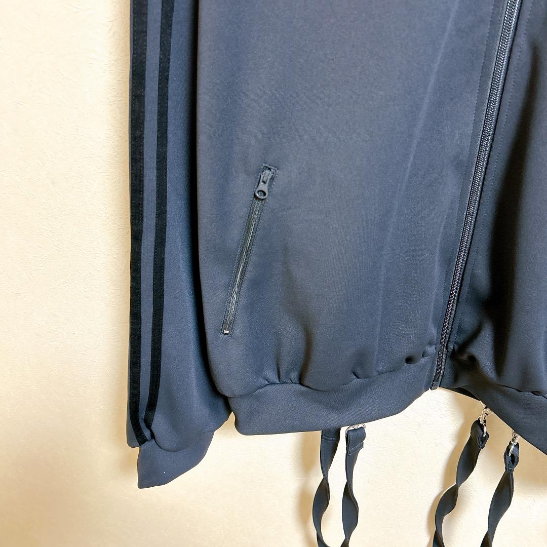 極美品 LILL ルーズシルエットフェイクサスペンダートラックジャケット