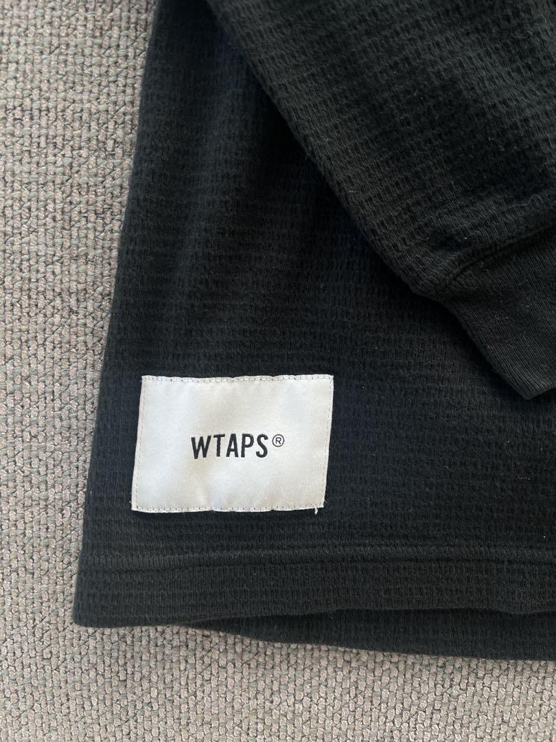 Wtaps WAFFLE L/S ワッフルロングスリーブ ブラック 02Mサイズ