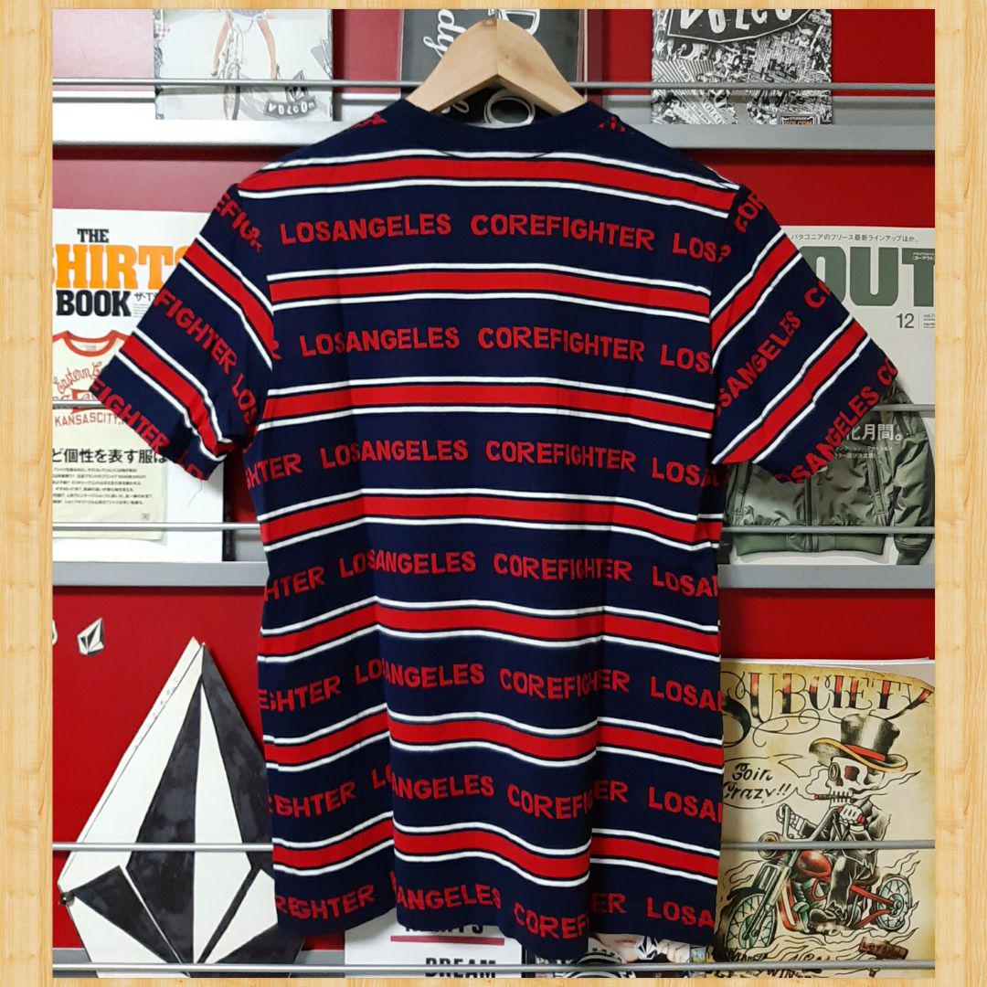 COREFIGHTER コアファイター ロゴボーダー Tシャツ ネイビー kj - メルカリ COREFIGHTER コアファイター ロゴボーダー Tシャツ ネイビー kj - メルカリ
