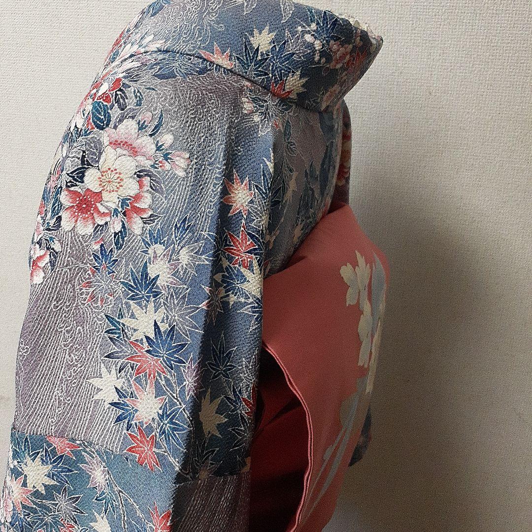 正絹　小紋着物　長襦袢　小物