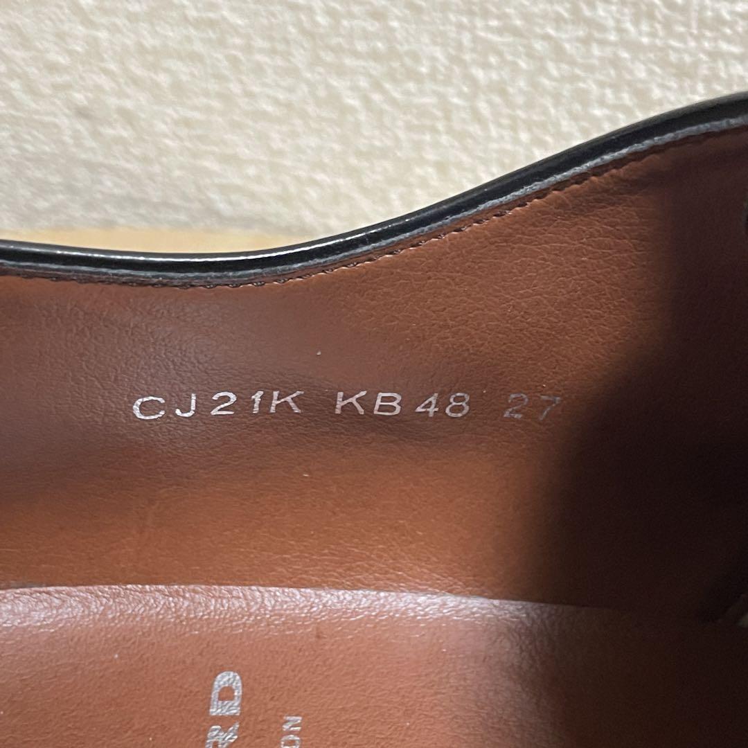 美品 ケンフォード REGAL ストレートチップ 革靴 本革 黒 27cm