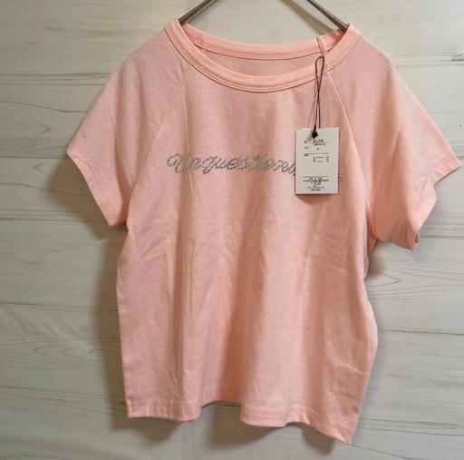 Tシャツ 半袖 ショート丈 ラメ 可愛い トップス