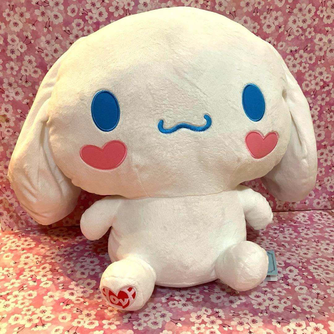 ＝LOVE×シナモロールスーパーラージぬいぐるみ　大きい　シナモン　ビッグ