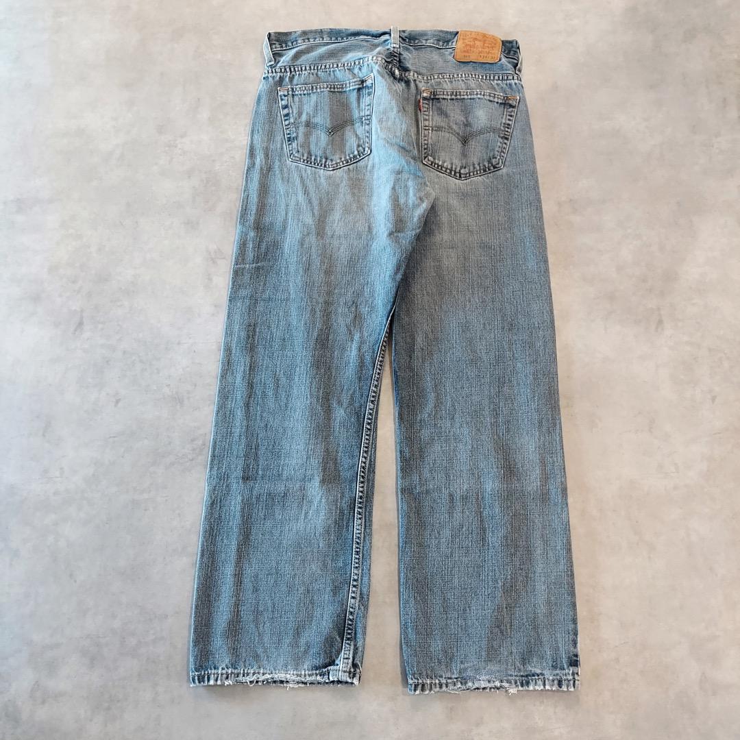 リーバイス569 Levis W34 ブルーデニム 青 ヒゲ 縦落ち 15200