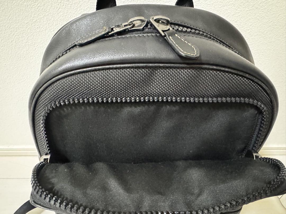 COACH 黒 レザー リュック・バックパック