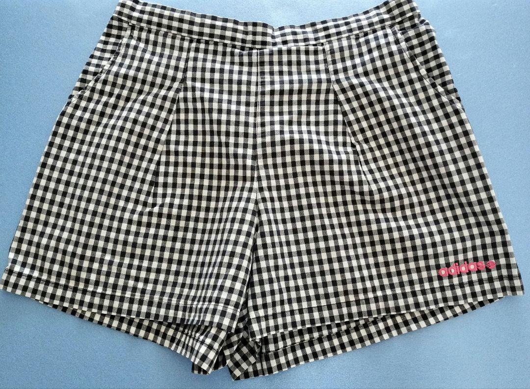 adidas NEO チェック柄ショートパンツ Mサイズ - メルカリ