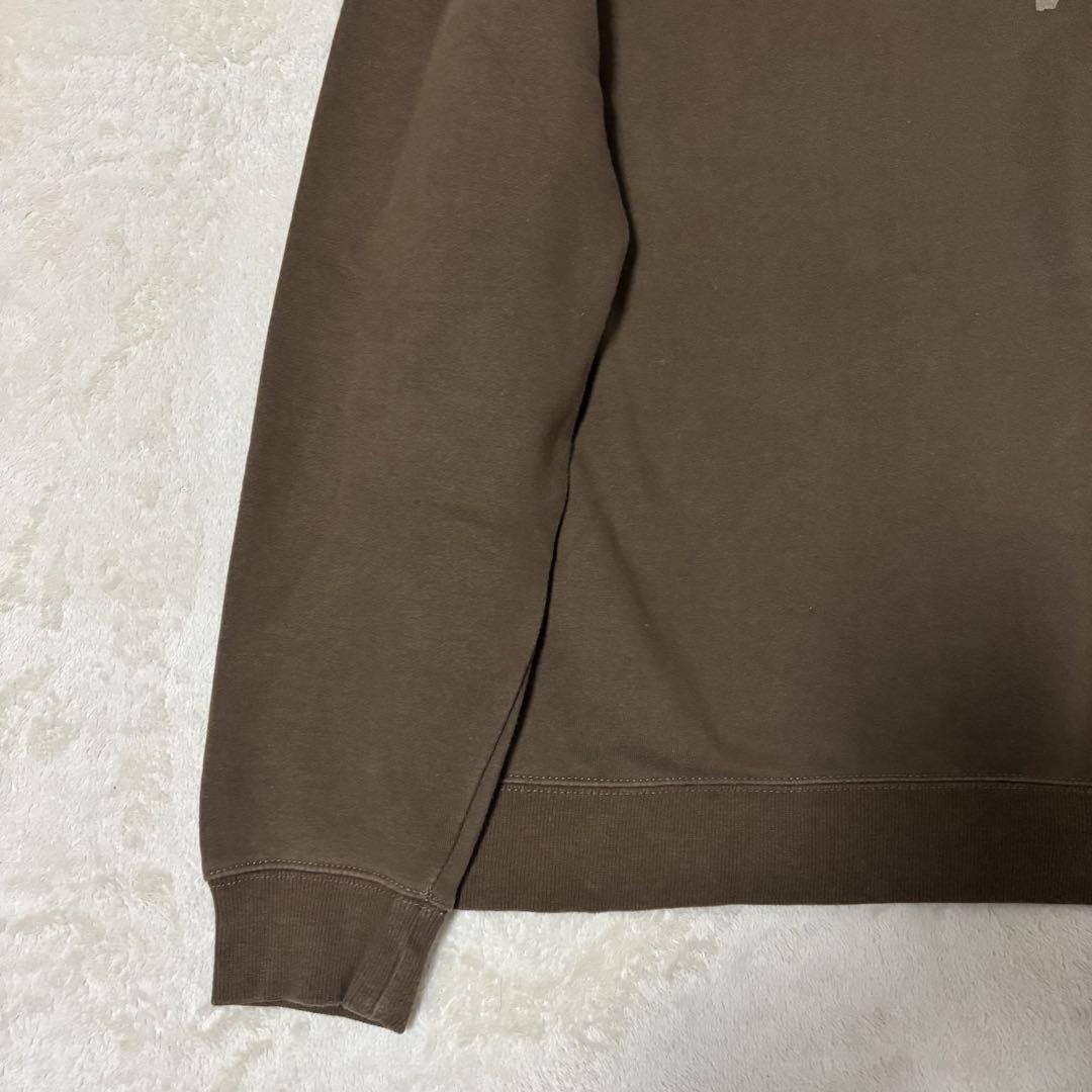 stussy ステューシー　プルオーバー パーカー　フーディ　茶色　バックログ