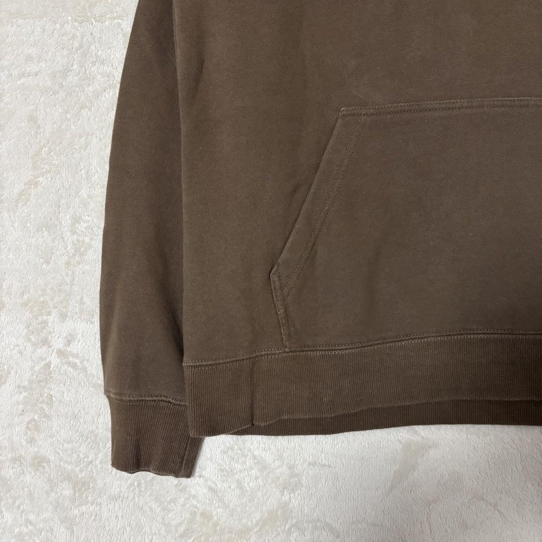 stussy ステューシー　プルオーバー パーカー　フーディ　茶色　バックログ
