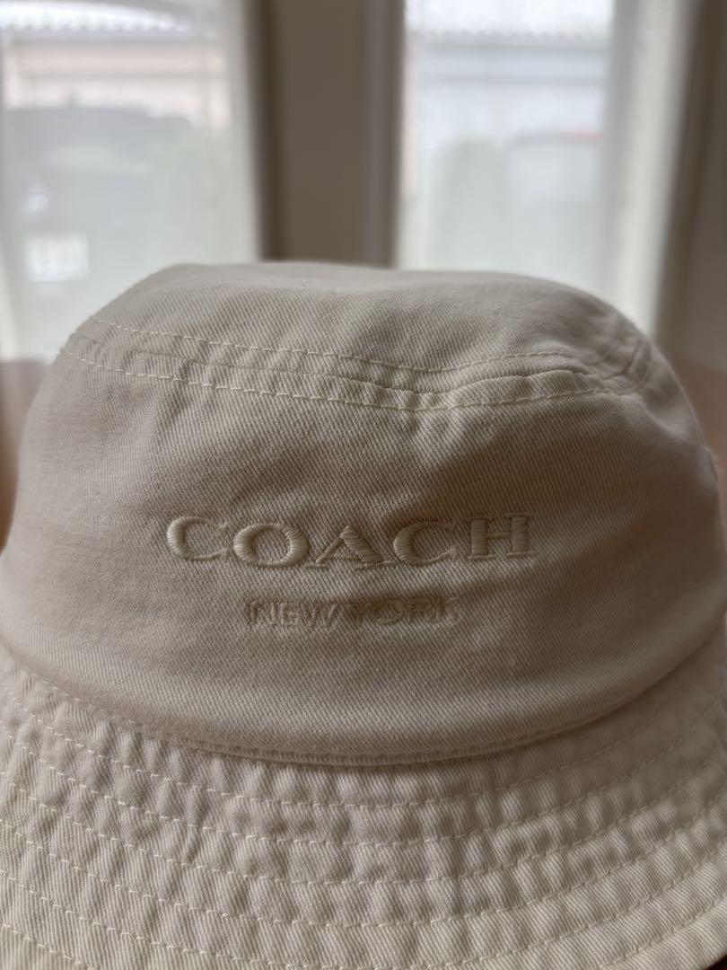 COACH ホワイト ハット