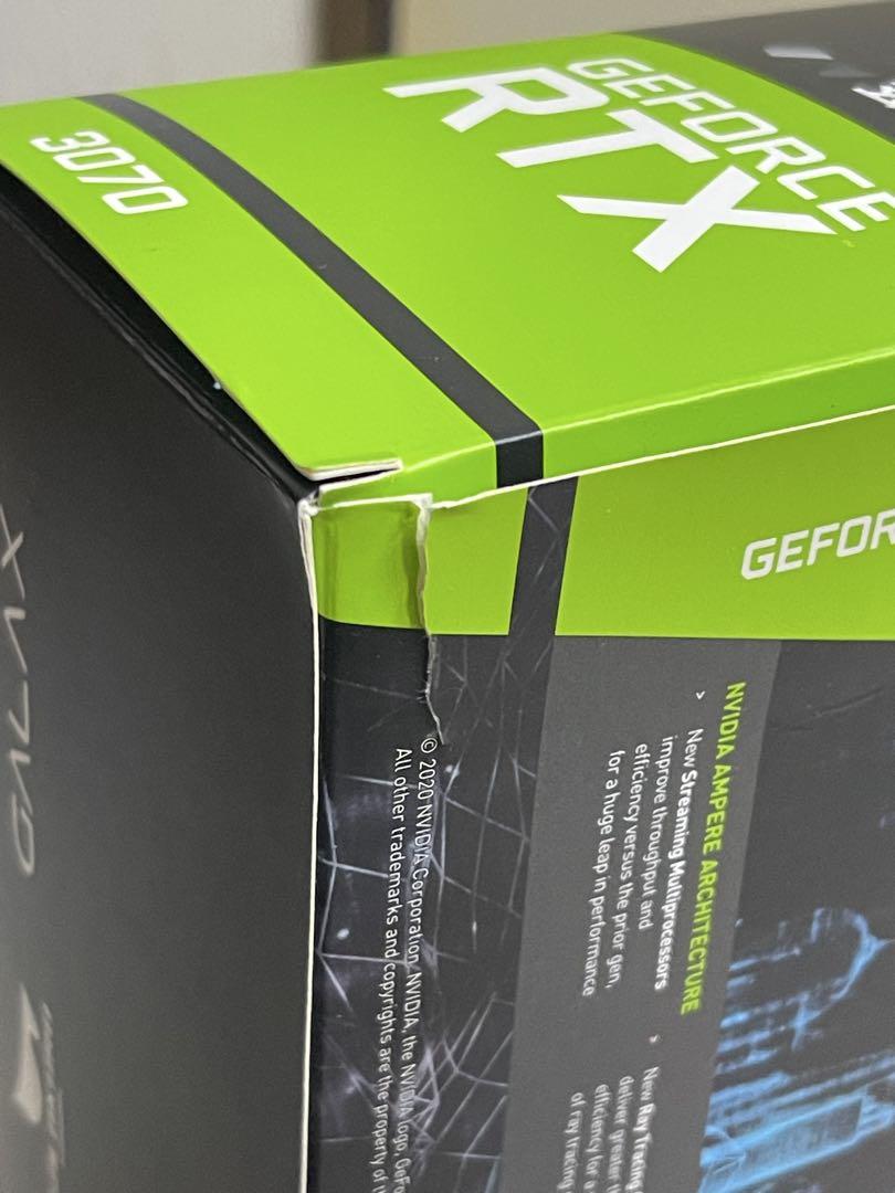 玄人志向 GALAKURO GeForce RTX 3070 本体