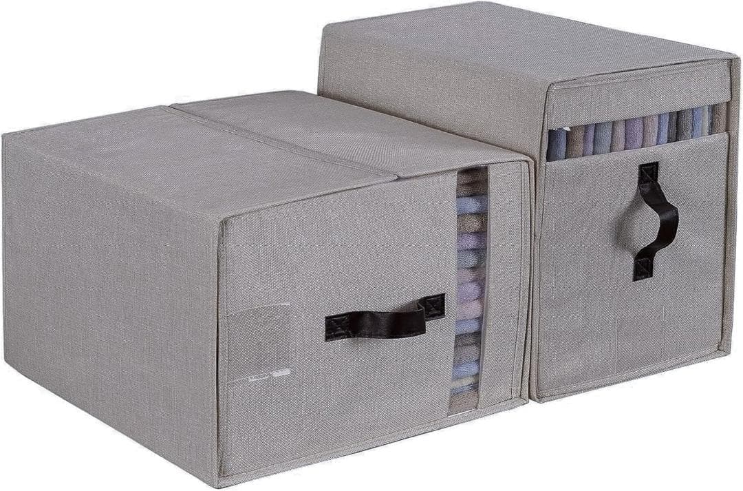 多用途️収納ボックス 2点セット 収納ケース 折りたたみ　39.2×26.6cm