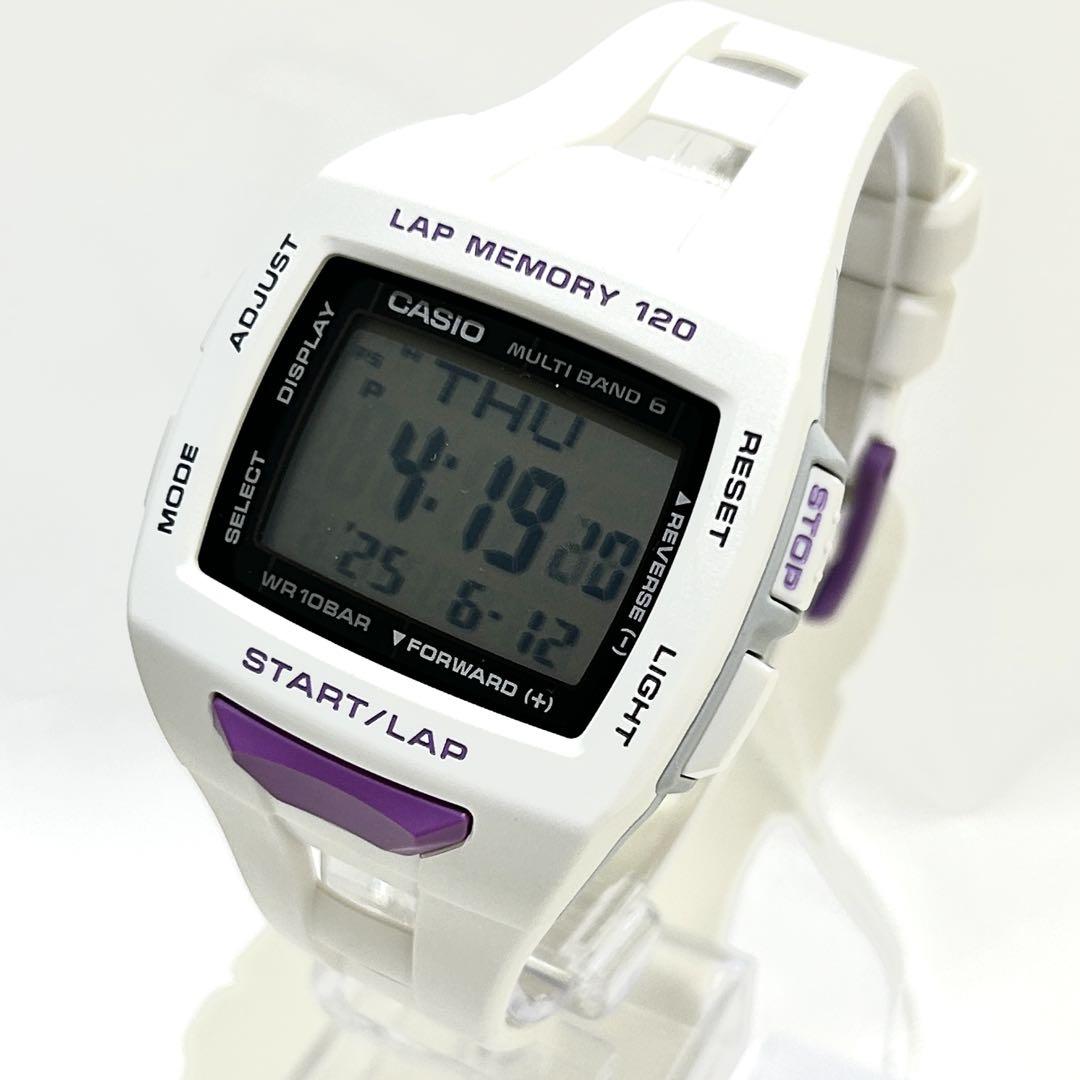 【新品/ソーラー電波時計】CASIO STW-1000-7JH ホワイト