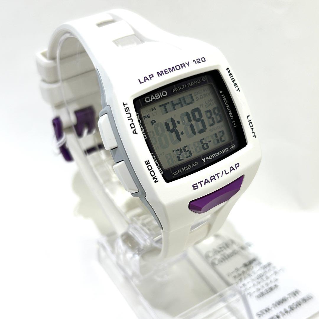 【新品/ソーラー電波時計】CASIO STW-1000-7JH ホワイト