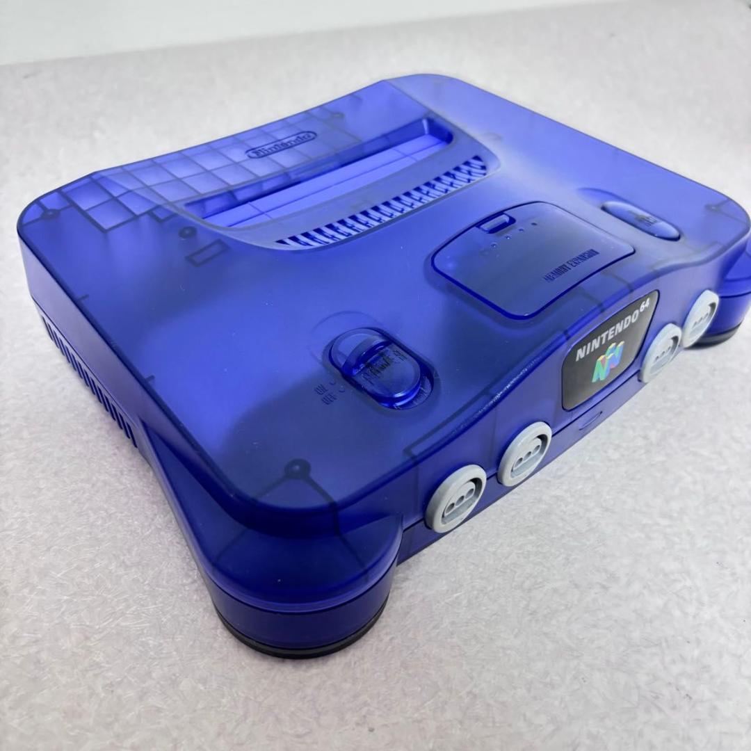 ☆【極美品】ミッドナイトブルー ニンテンドー64 Nintendo 任天堂