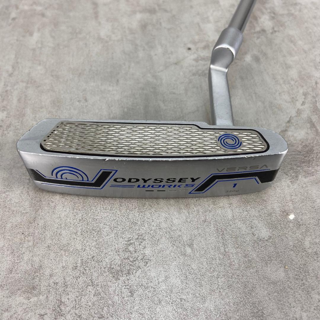 オデッセイ　 ワークス　バーサ　メンズゴルフパター　スチール　右利　PT　ピン型