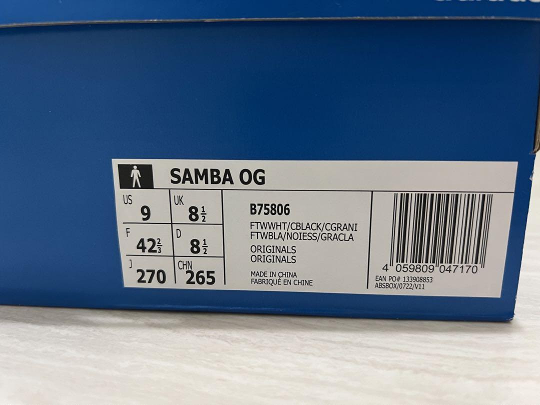 adidas Samba OG　27CM