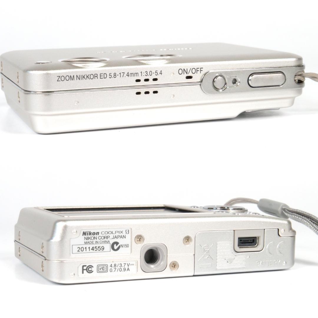 ほぼ新品✨Nikon ニコン COOLPIX S3 コンパクトデジタルカメラ