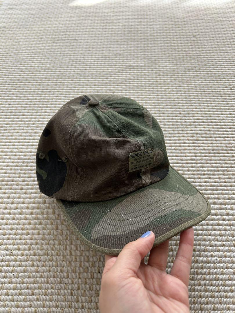SUPREME MFG. CO. 迷彩キャップ フリーサイズ