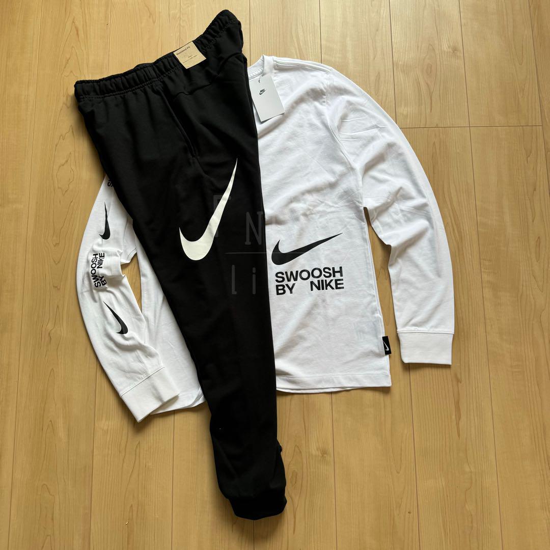 2XL ホワイト ロンT SWOOSH BY NIKE ジョガーパンツ