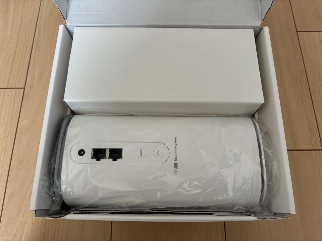 Speed Wi-Fi HOME 5G L13 ホワイト