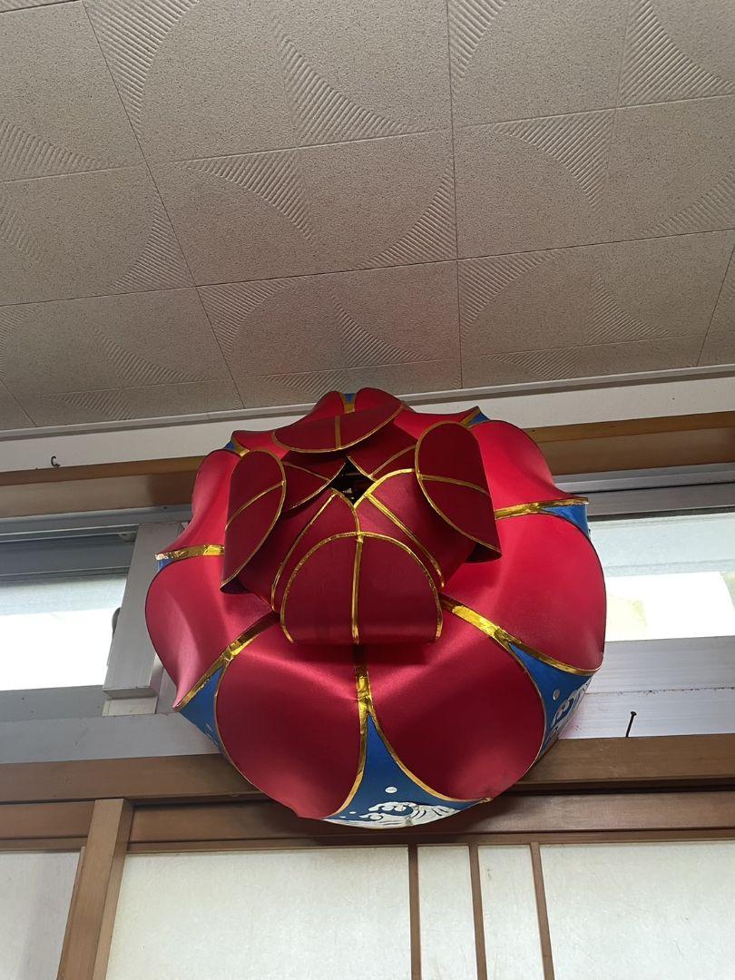 沖縄 花笠 琉球舞踊 ハンドメイド （沖縄のミニ花笠作り体験作品