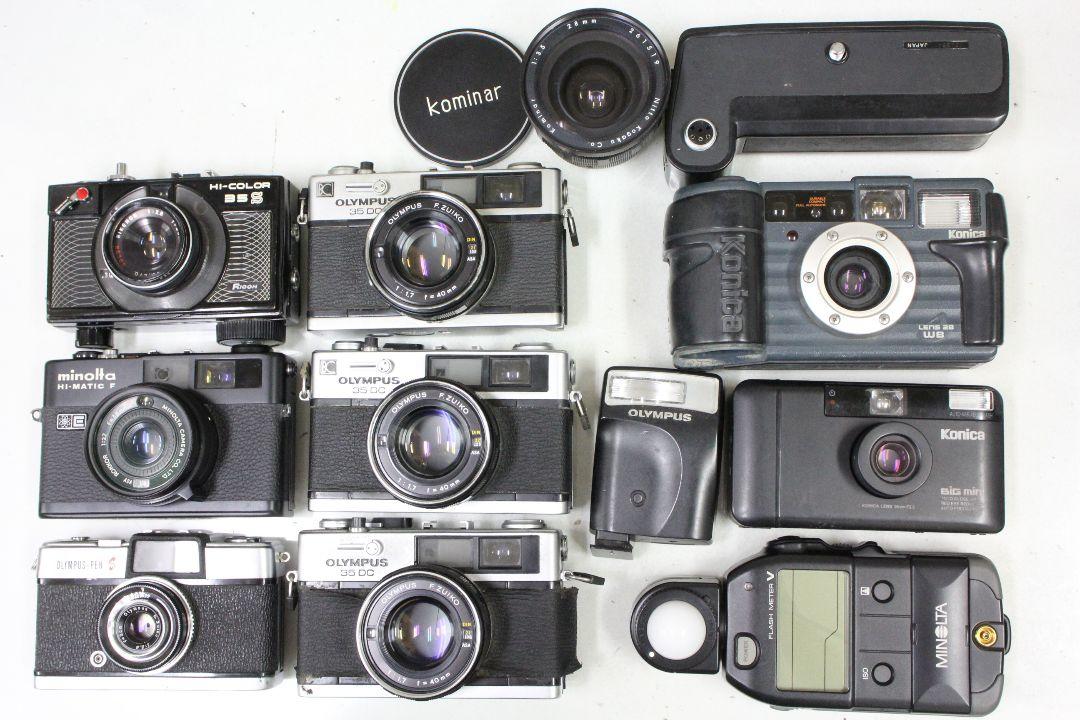 カメラ類 12点 ジャンク品 OLYMPUS 35DC BiG mini 等