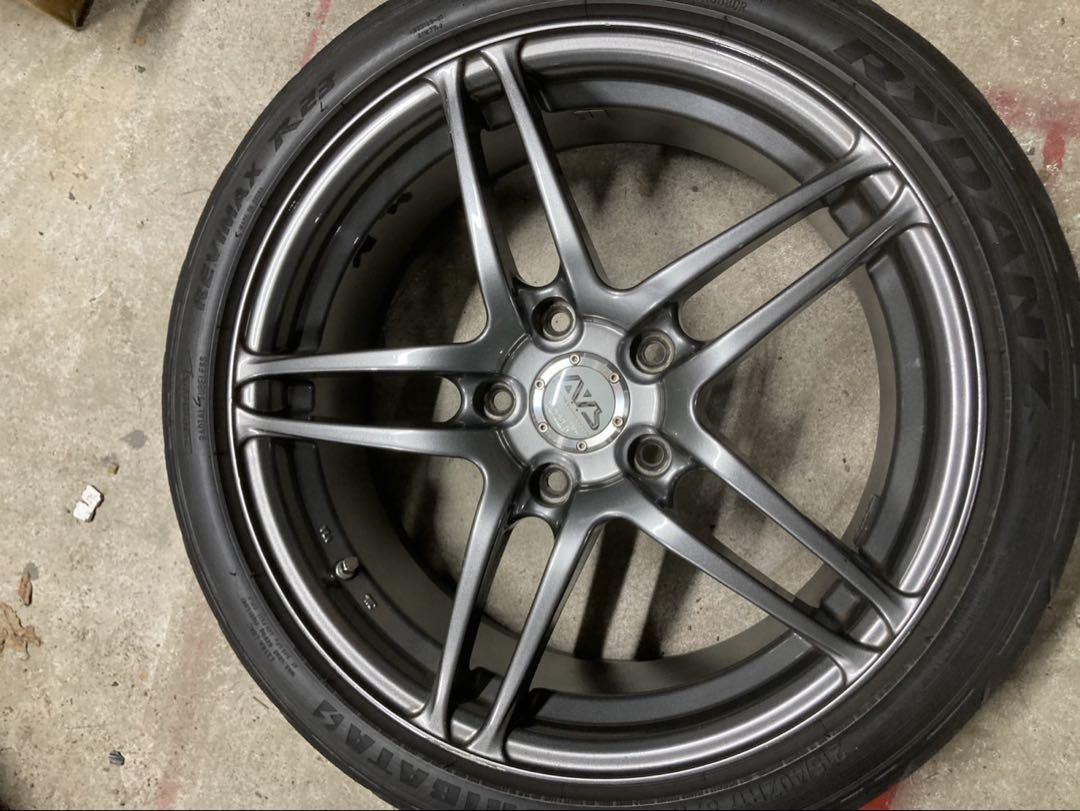 AVS MODEL5 モデル5 17インチ 7j 5穴114.3 ドリケツ