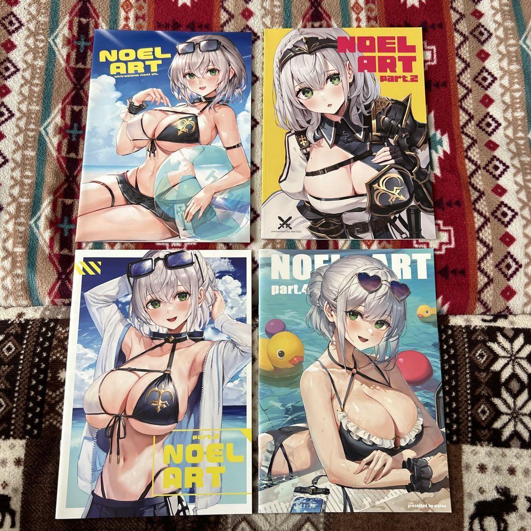同人誌　NOEL ART フルカラーイラスト4冊セット