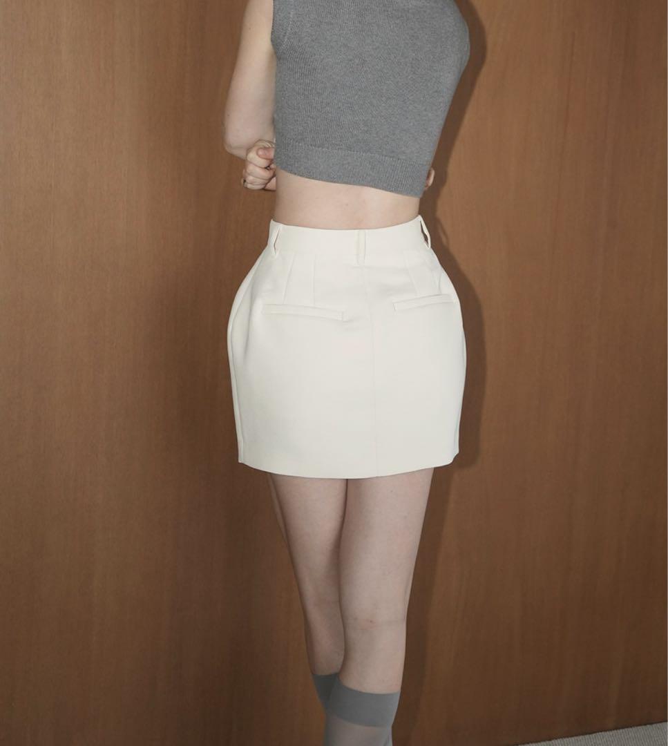 通販生活 ファッション CLANE MINISKIRT WAIST LOW スカート
