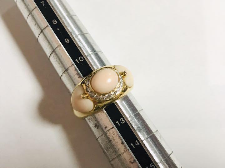 48%割引新品 ポンテヴェキオ 珊瑚 k18 リング リング アクセサリー 直販販売品 美品 15号 リング Impression Davis Justin K18WG リング