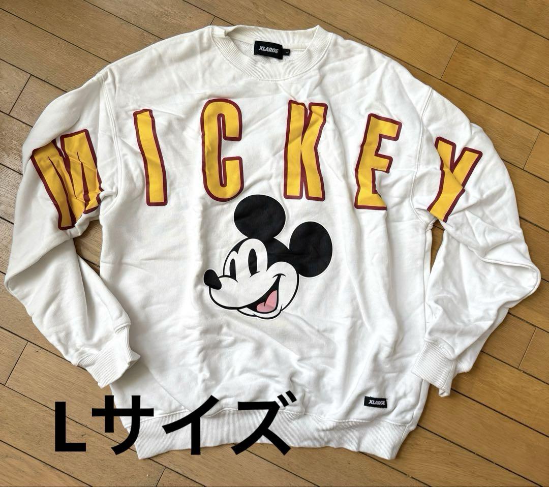 【美品・レア】エクストララージdisneyコラボ　トレーナー　Lサイズ