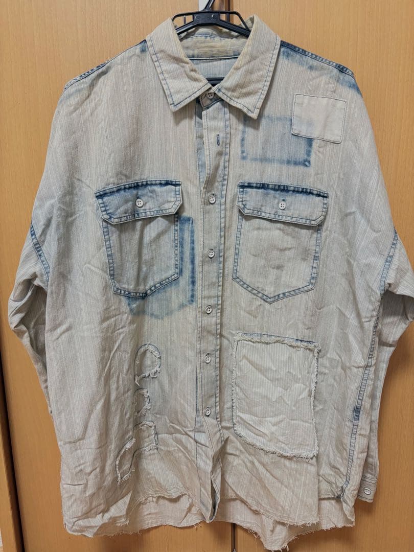 BRKS アメリカ国旗プリント 長袖シャツ