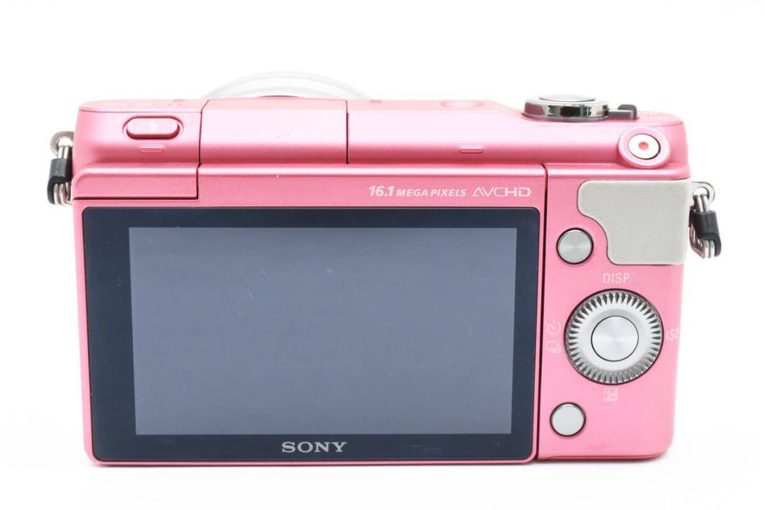 シャッター数1750回 SONY NEX-3N ピンク レンズセット