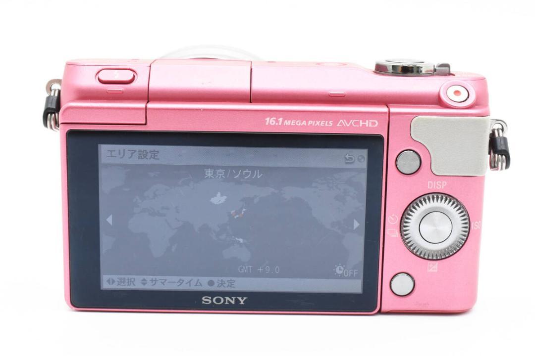 シャッター数1750回 SONY NEX-3N ピンク レンズセット