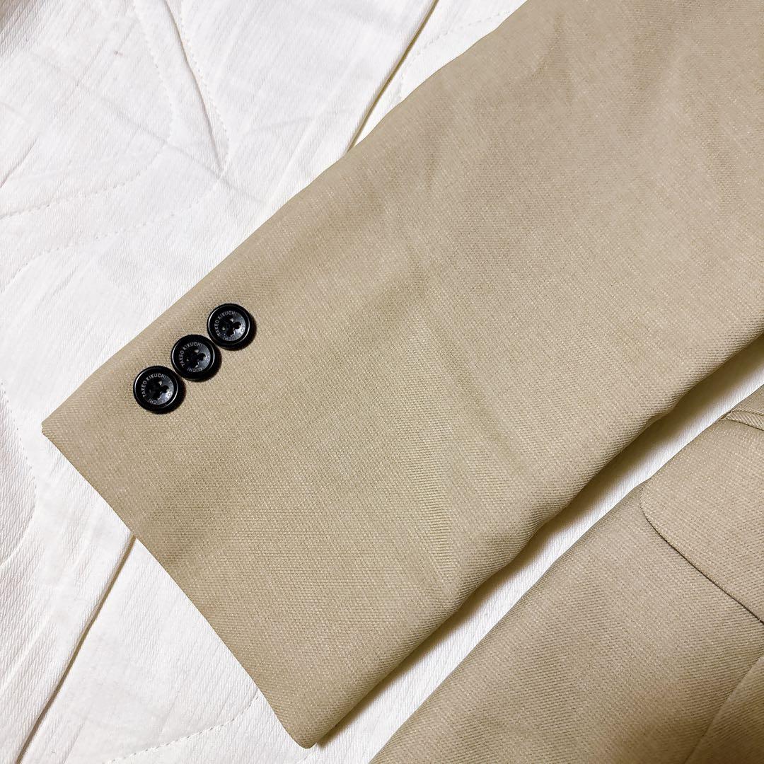 タケオキクチ ジャケット メンズ L ベージュ 新品 タグ付き ウォッシャブル タケオキクチ ジャケット メンズ L ベージュ 新品 タグ付き ウォッシャブル