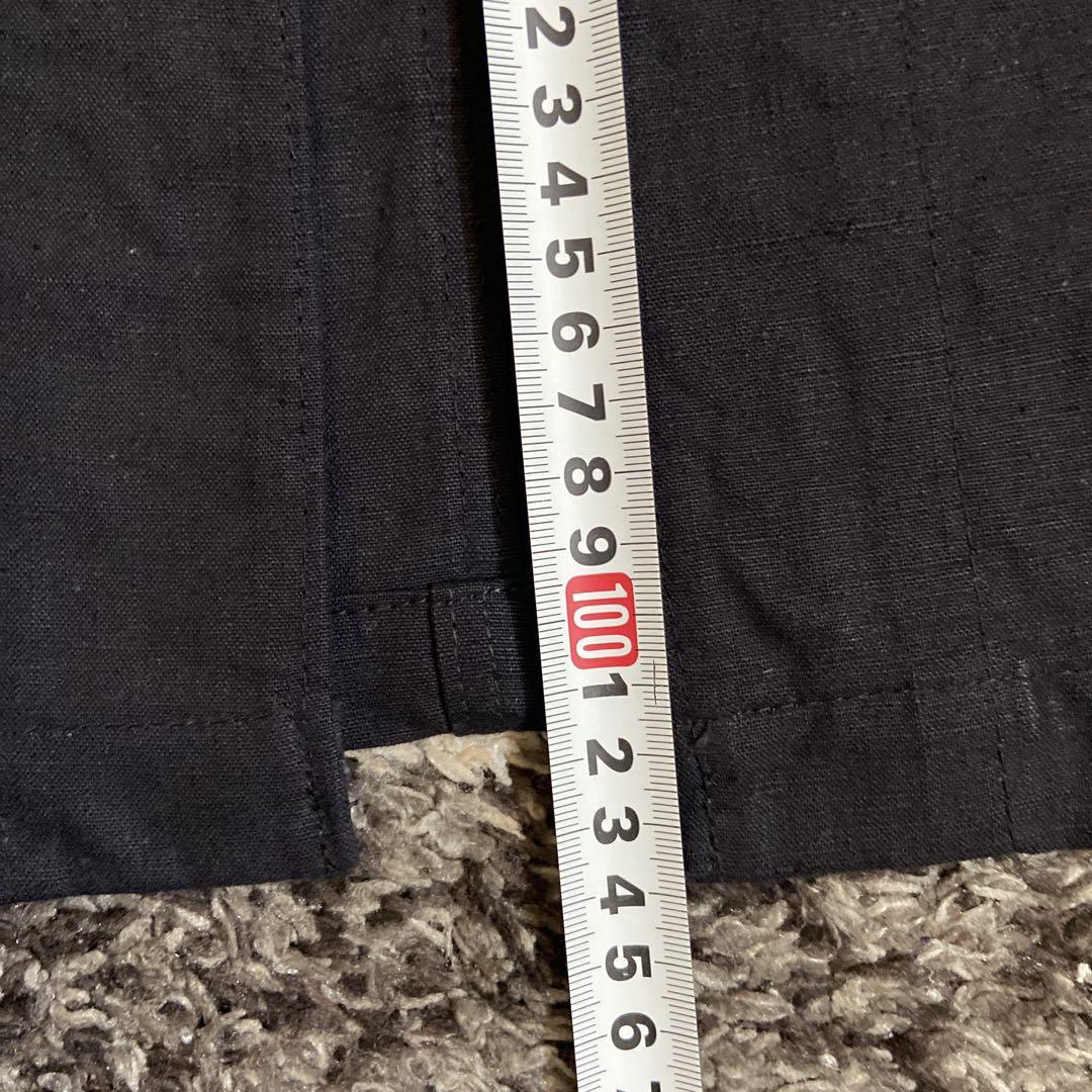 40-50s VETRA Black Linen (Metis)マキニョンコート