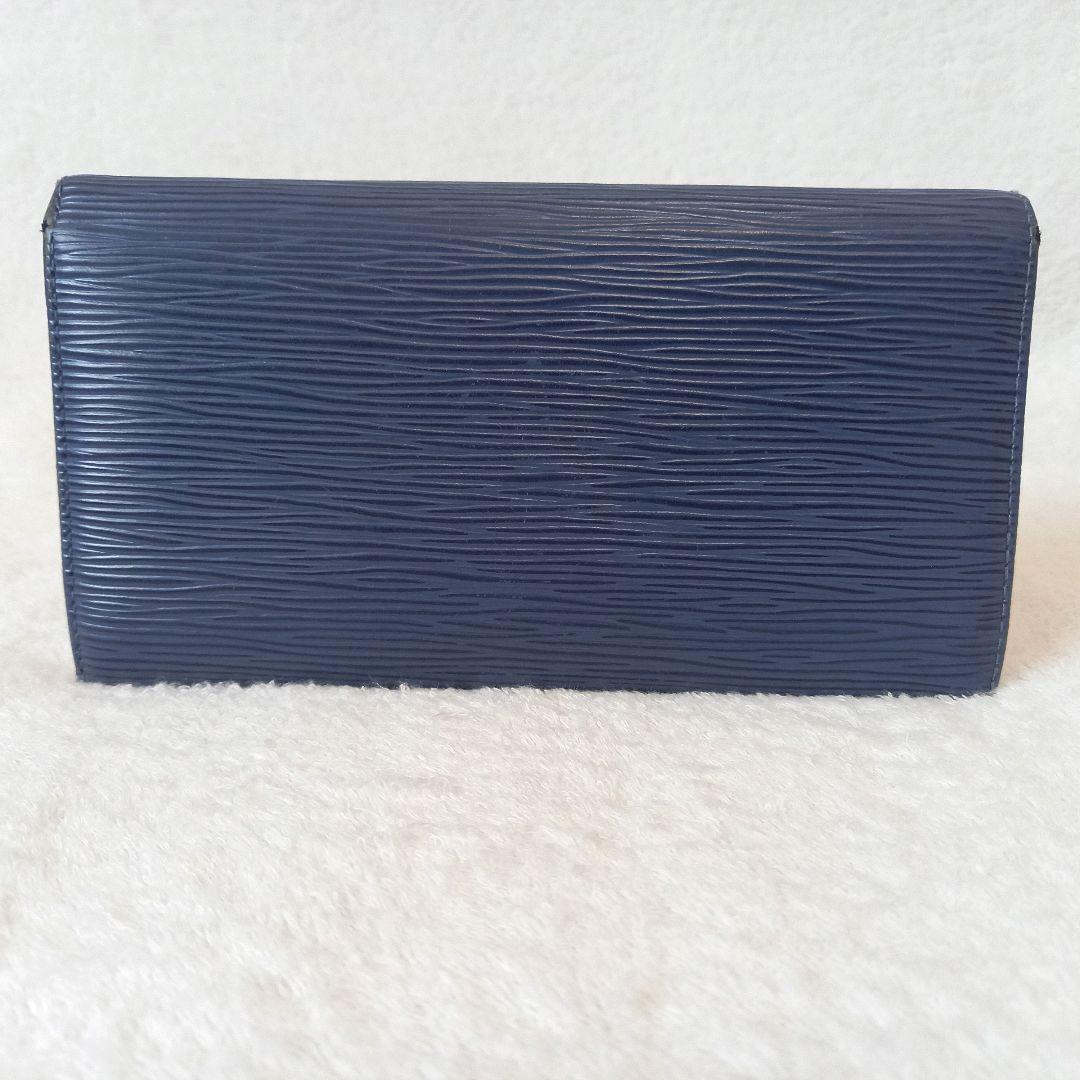 美品✨LOUIS VUITTON エピ　ネイビー長財布