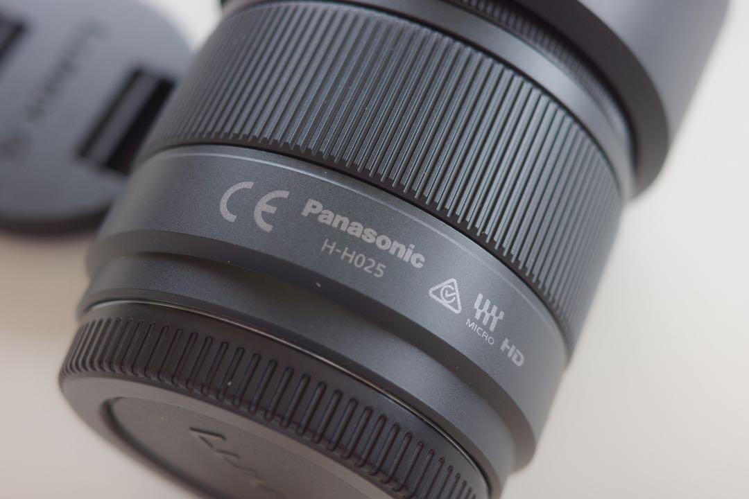 Panasonic H-H025 25mm F1.7 単焦点レンズ