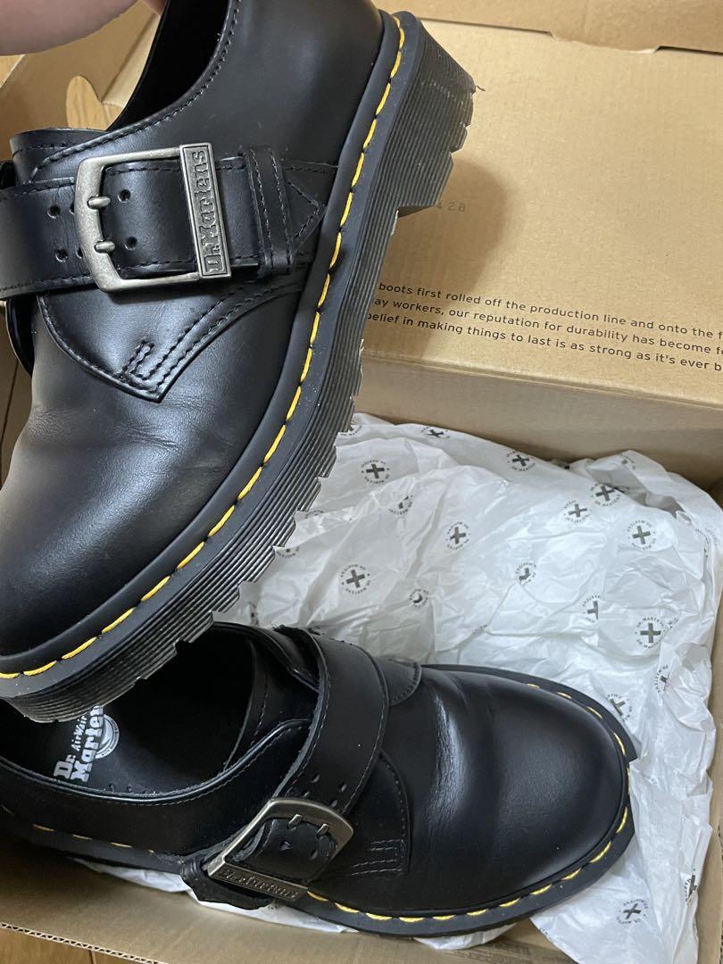 魅了 Dr Martens 1461 ベルトシューズ バックル 兼用 靴