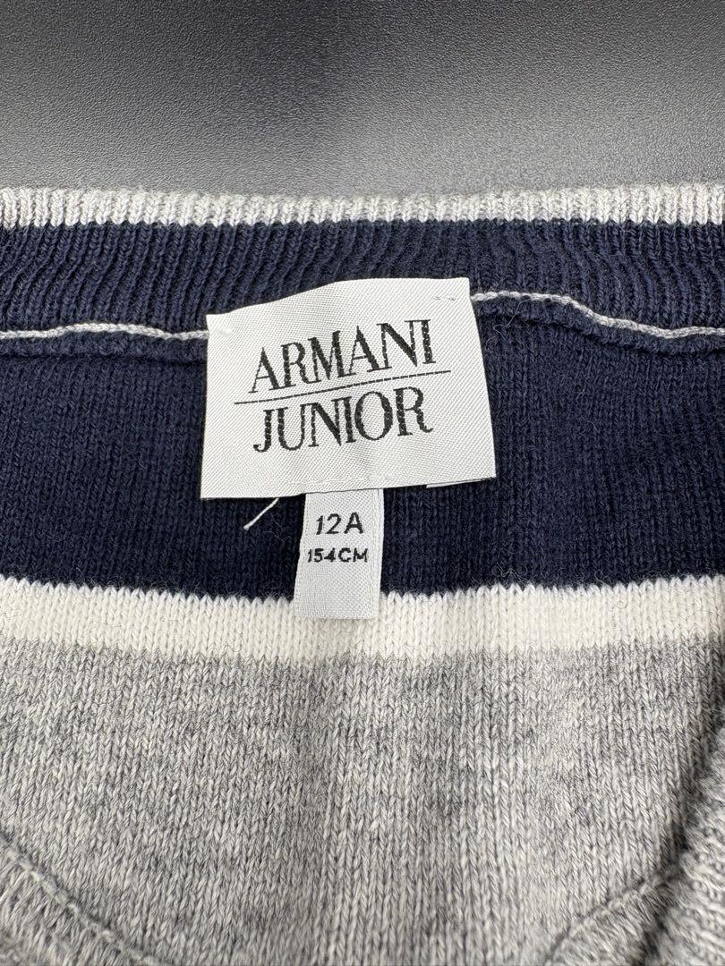 Emporio Armani - Teen Boys Grey Check Suit | Childrensalon