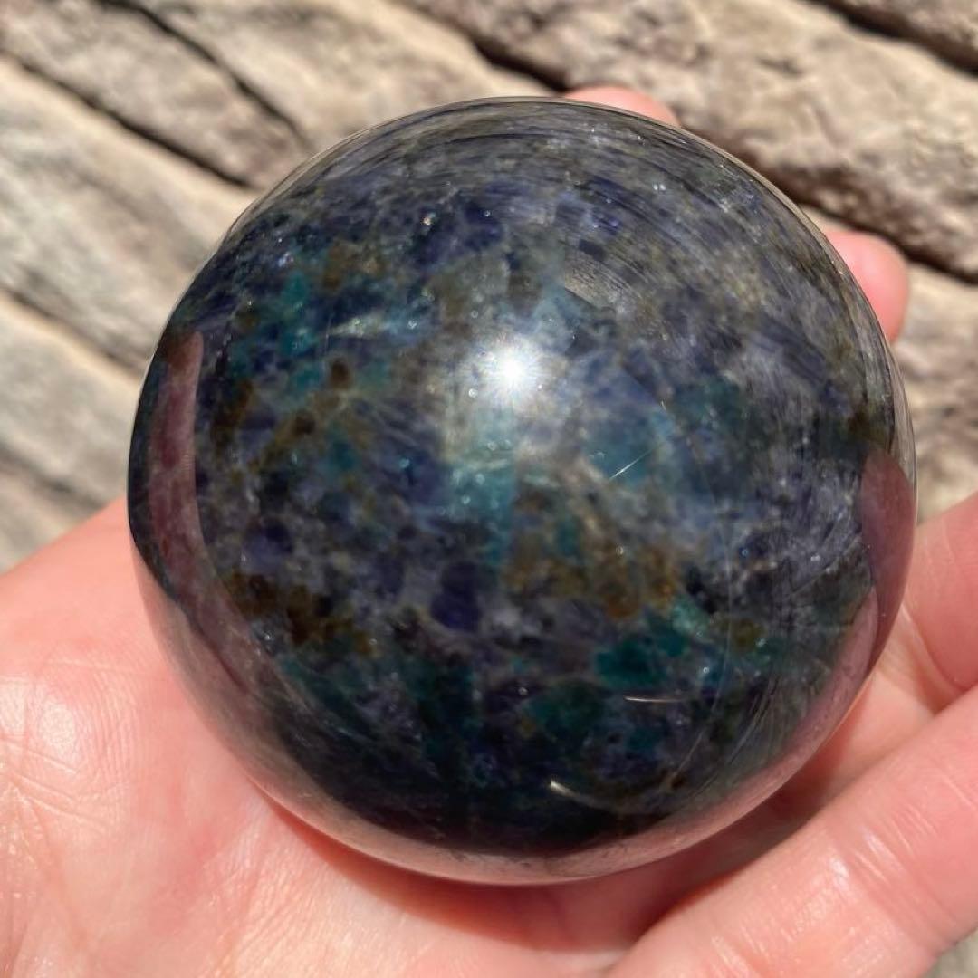 アイオライト グリーンカイヤナイト共生 スフィア ❸