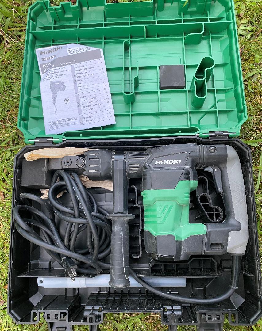 限定SALE格安 HiKOKI 六角シャンクタイプ 防振ハンドル搭載 JE1YD-m94938432732 ハンマ H41SA3 在庫お得