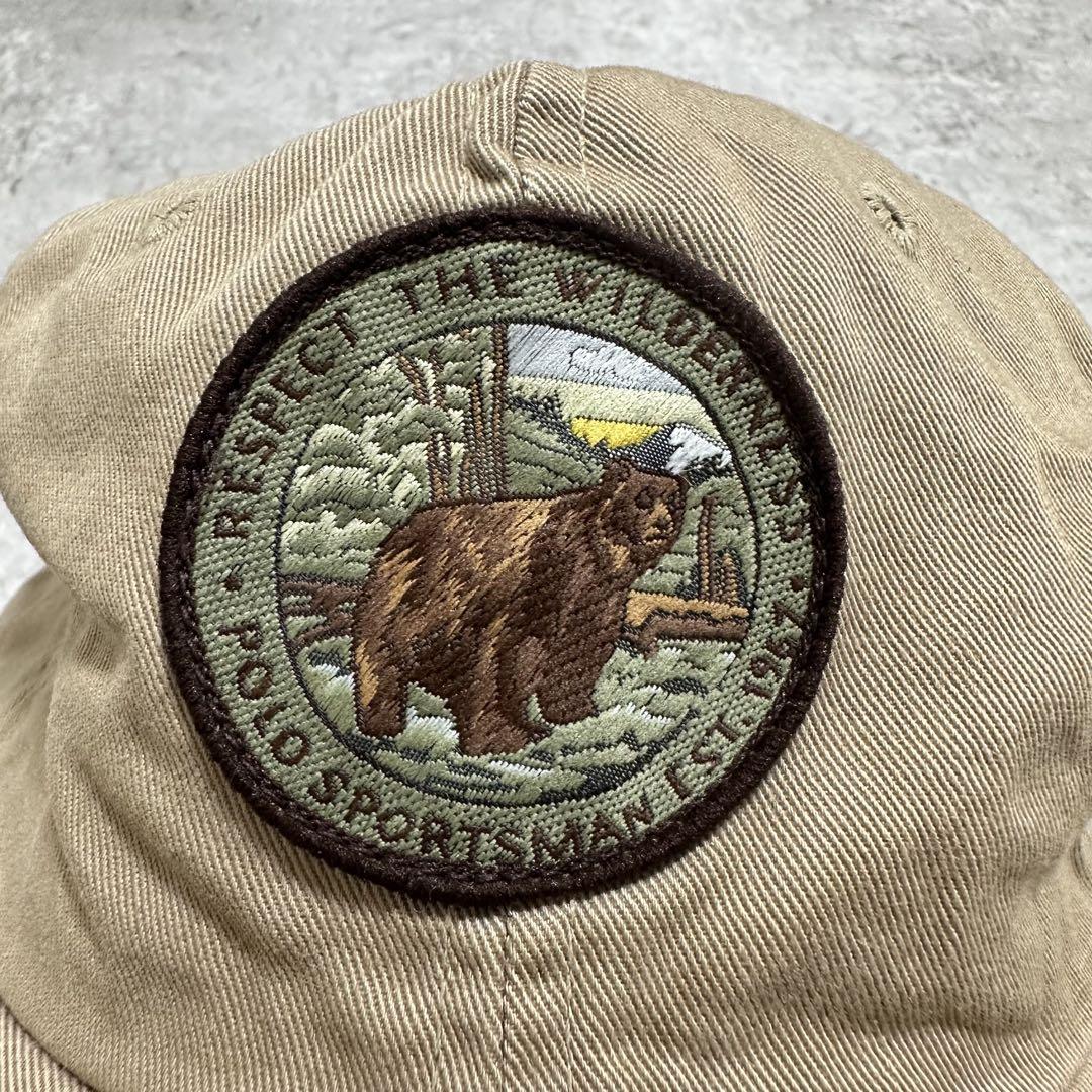 90s Ralph Lauren ラルフ キャップ USA製 ポロスポーツマン