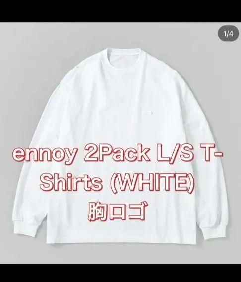 ennoy 2pack l/s t-shirts XL 胸ロゴ