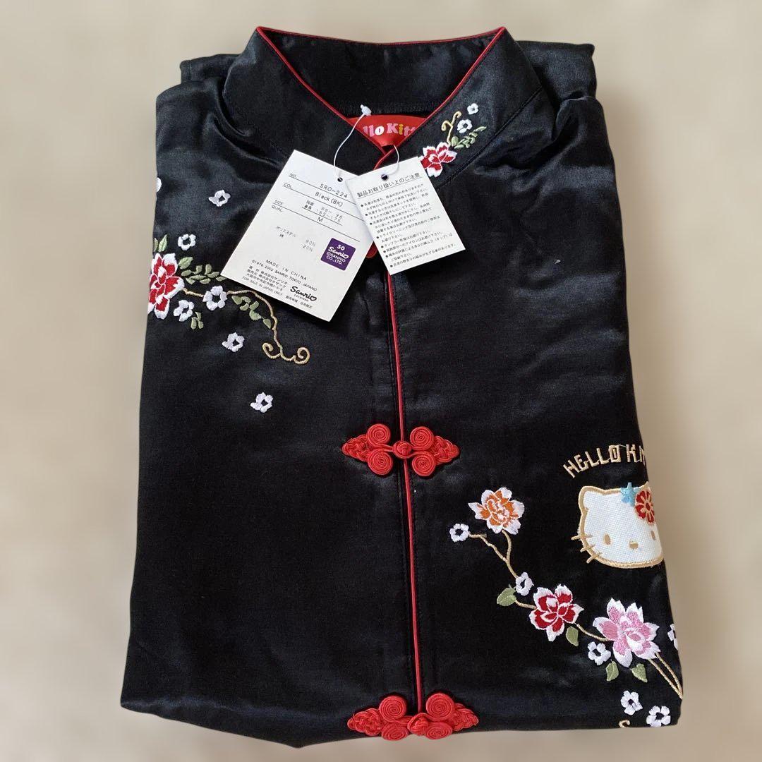 HELLO KITTY 刺繍入り チャイナ服 Mサイズ
