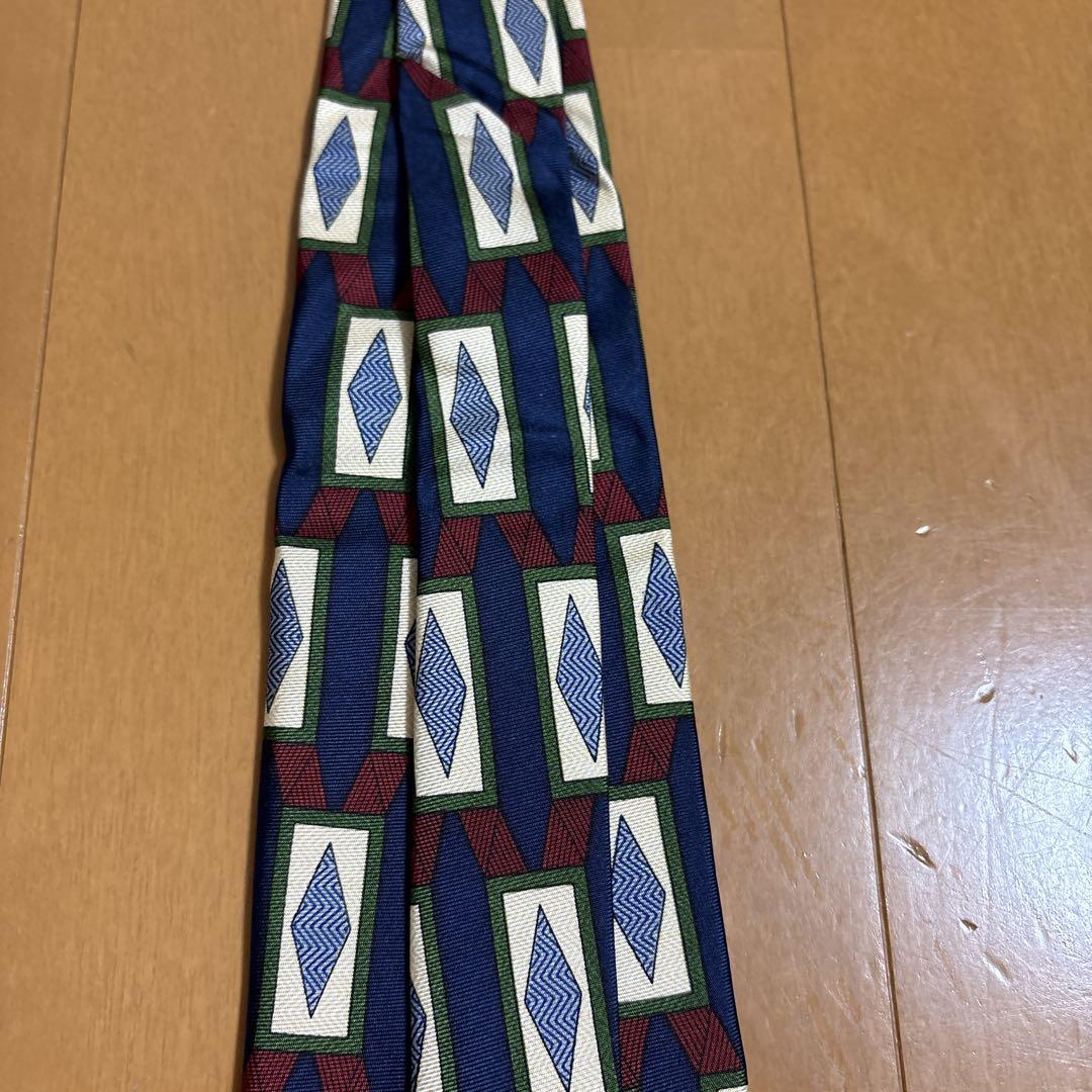 Christian Dior 幾何学模様 ネクタイ