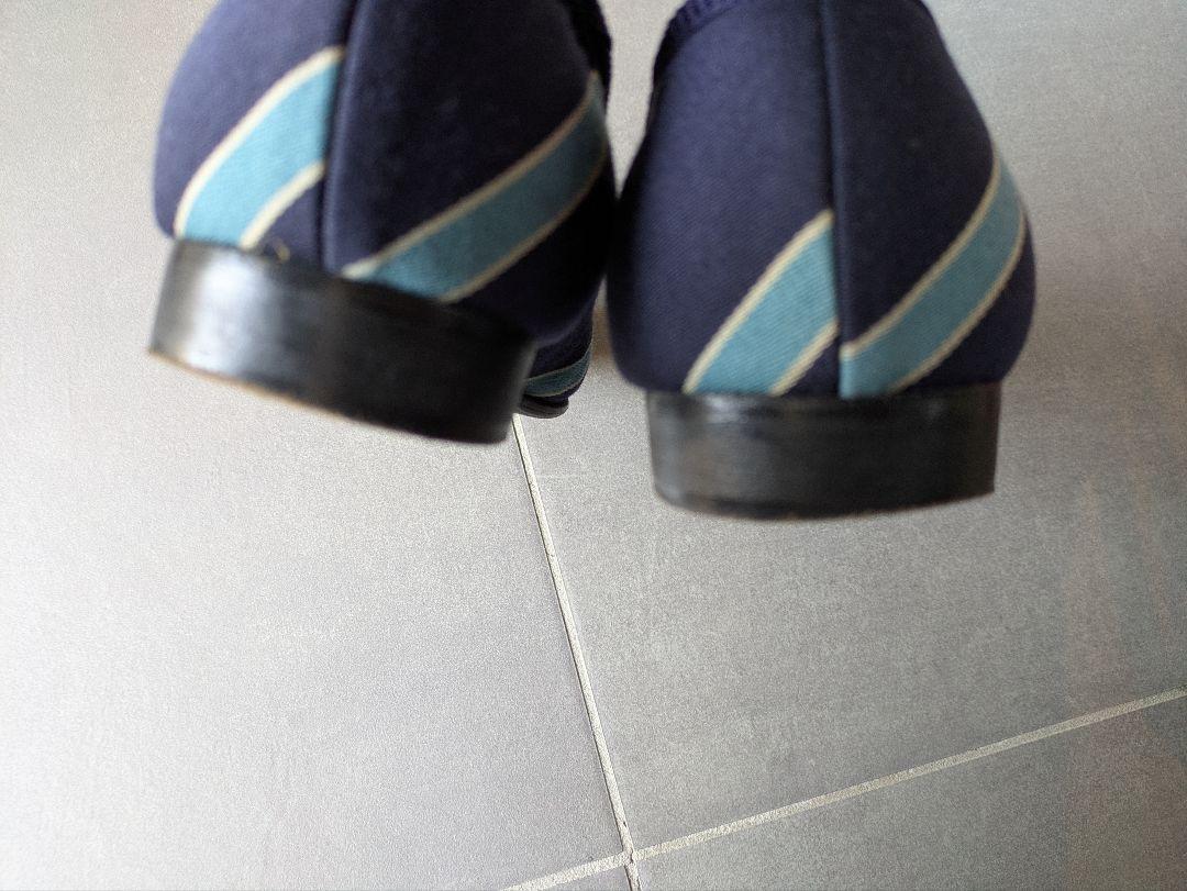RUGBY 刺繍入りローファー ネイビー 6